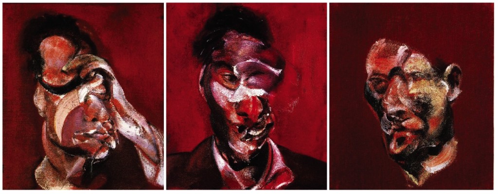 Three Studies for a Portrait of Lucian Freud - Francis Bacon